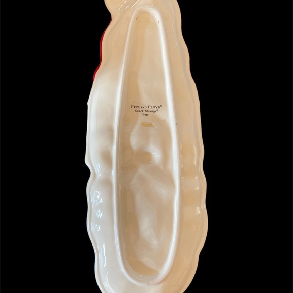 Fitz and Floyd Santa Clause Snack Therapy Ceramic Tray - Picture 5 of 5